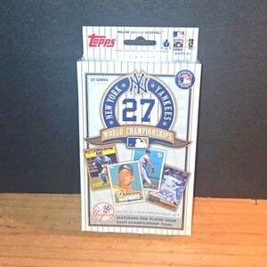 RARE 2010 YANKEES TOPPS LIMITED WORLD SERIES CHAMPIONS 27 TEAM CARD MLB